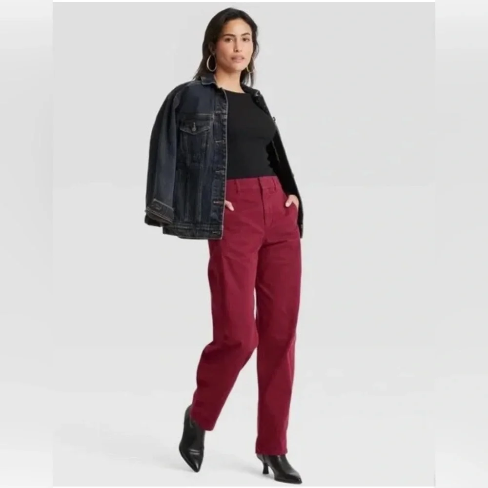 Universal Thread Women's Burgundy Pants - Picture 4 of 6